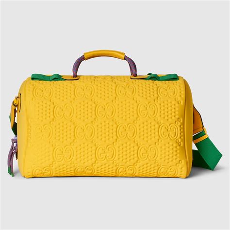 gucci scuba duffle|Medium GG scuba duffle bag in yellow scuba .